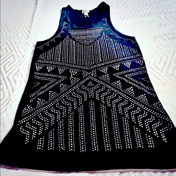 Dynamite black studded tank top XS - Picture 7 of 14